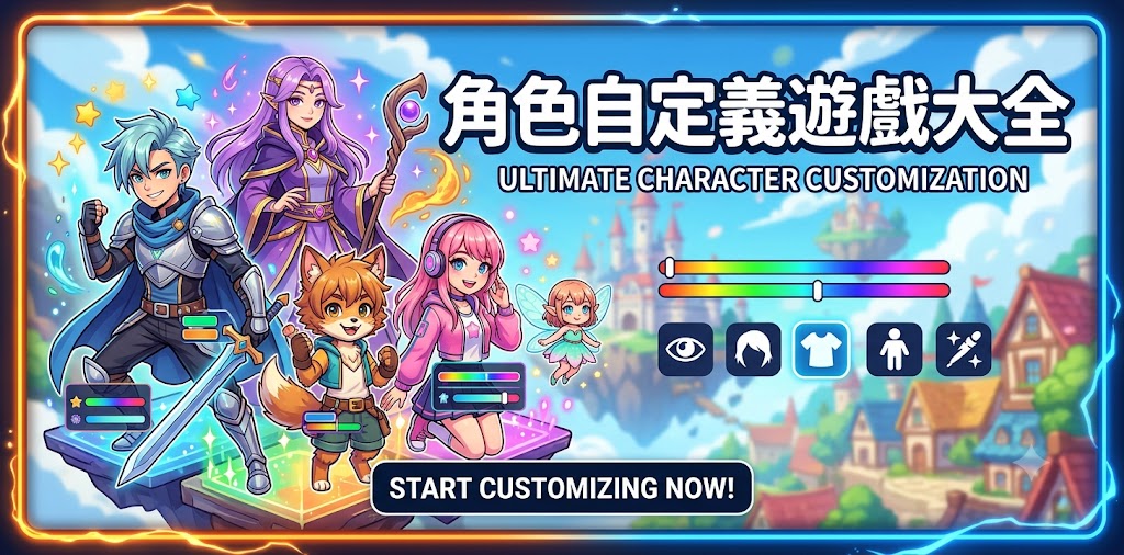 角色自定義遊戲大全