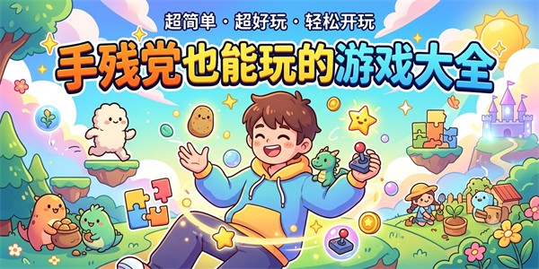 手残党也能玩的游戏大全