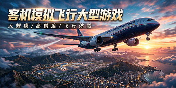 客机模拟飞行大型游戏
