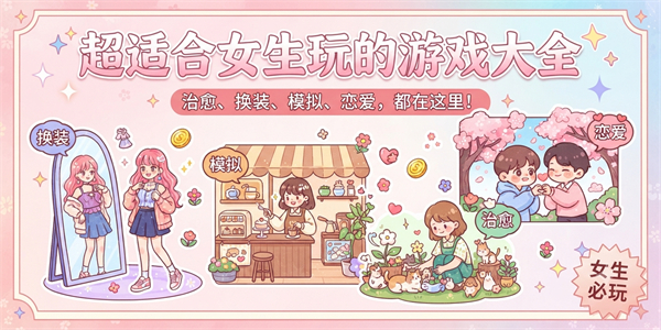 超适合女生玩的游戏大全