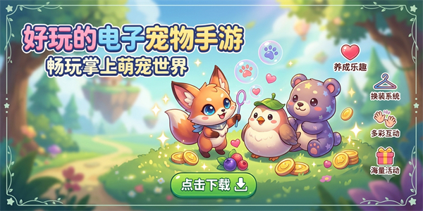 好玩的电子宠物手游