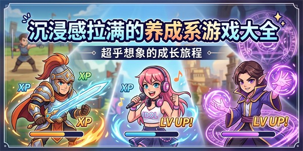 沉浸感拉满的养成系游戏大全