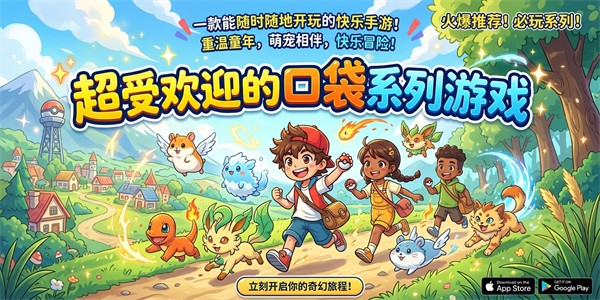 超受欢迎的口袋系列游戏