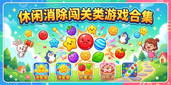 休闲消除闯关类游戏合集