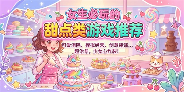 女生必玩的甜点类游戏推荐