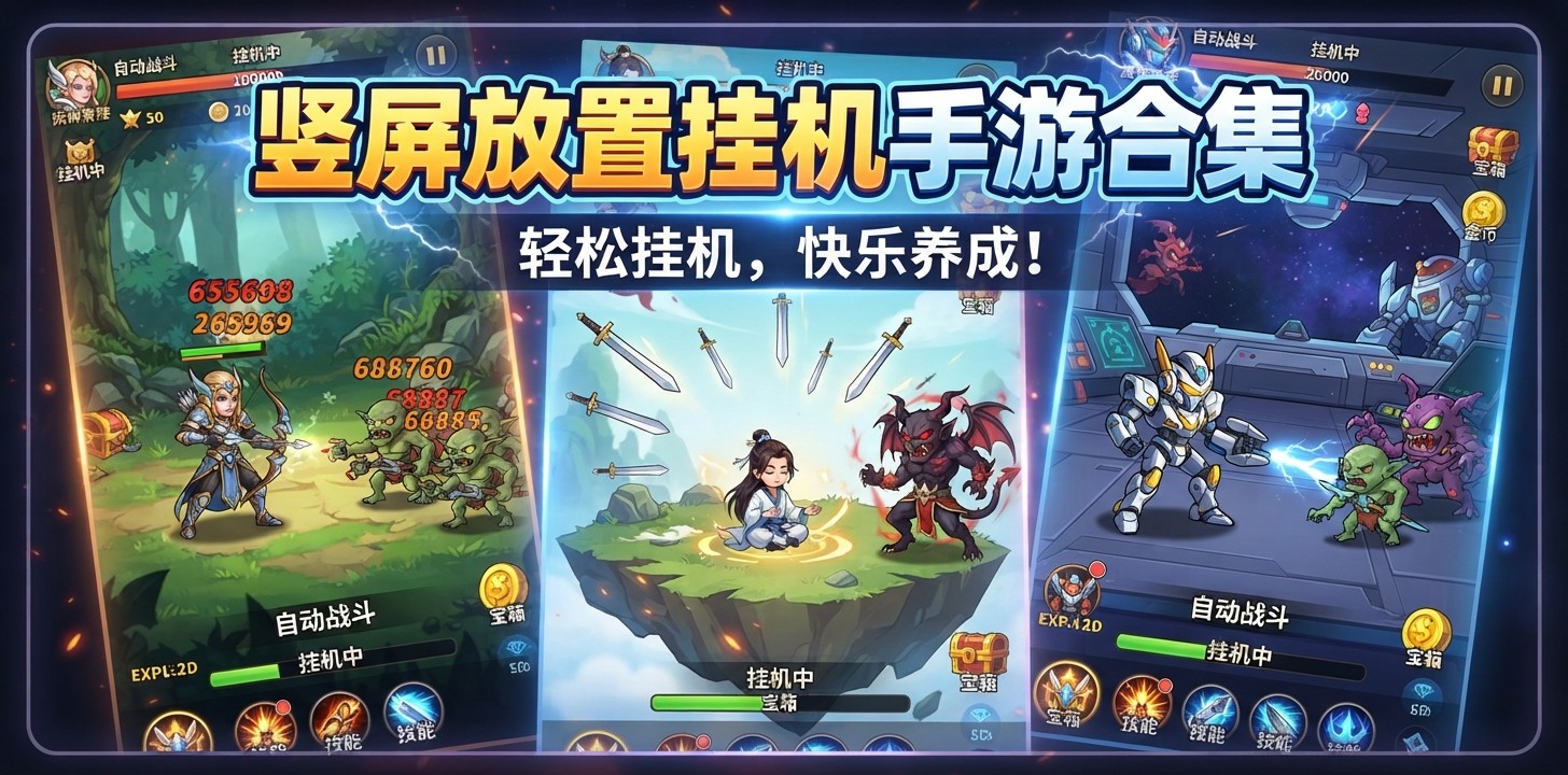 竖屏放置挂机手游合集