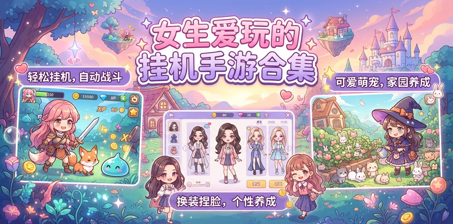 女生爱玩的挂机手游合集