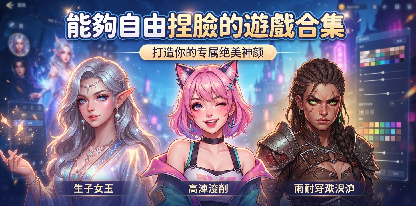能够自由捏脸的游戏合集