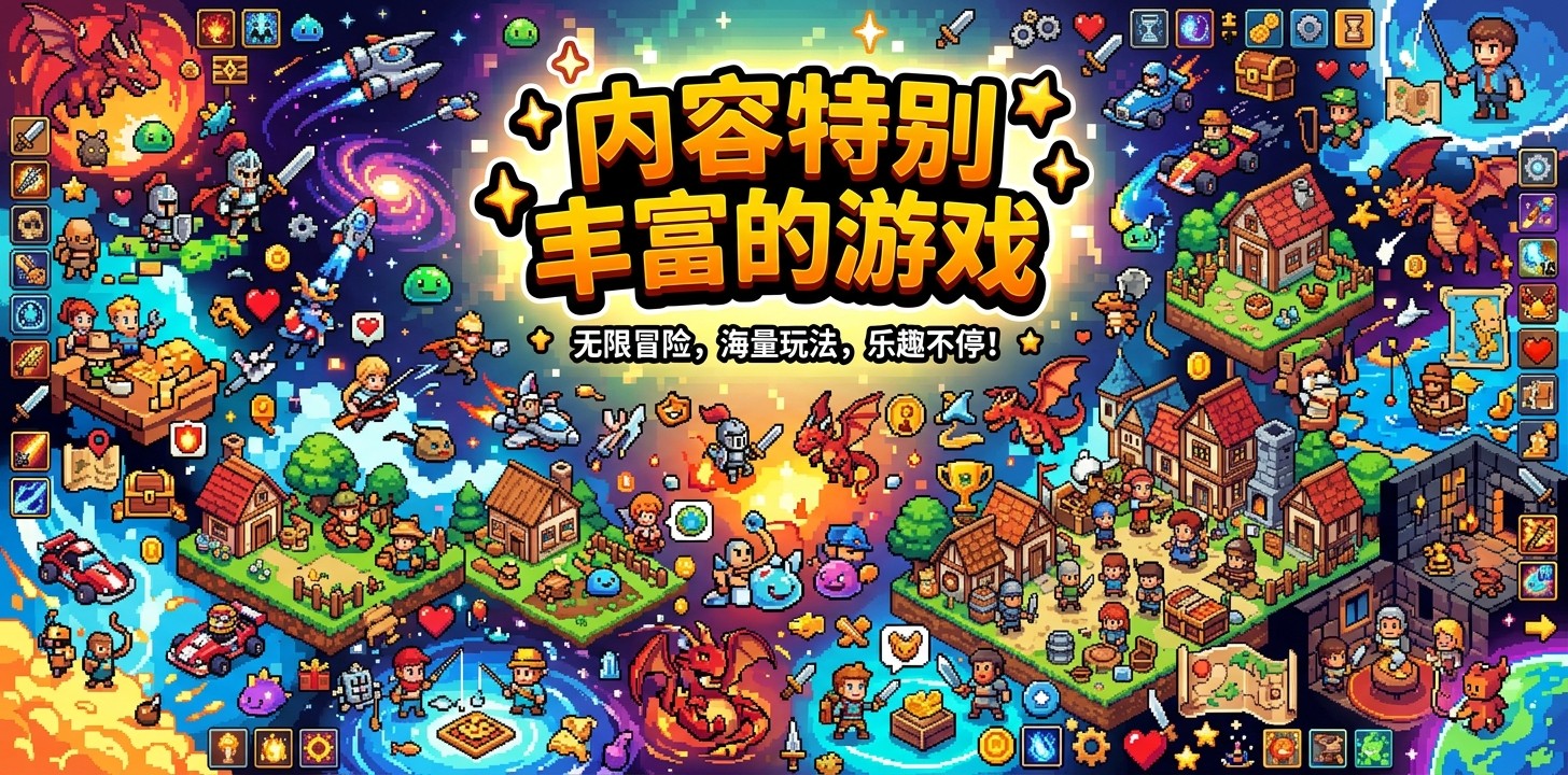 内容特别丰富的游戏