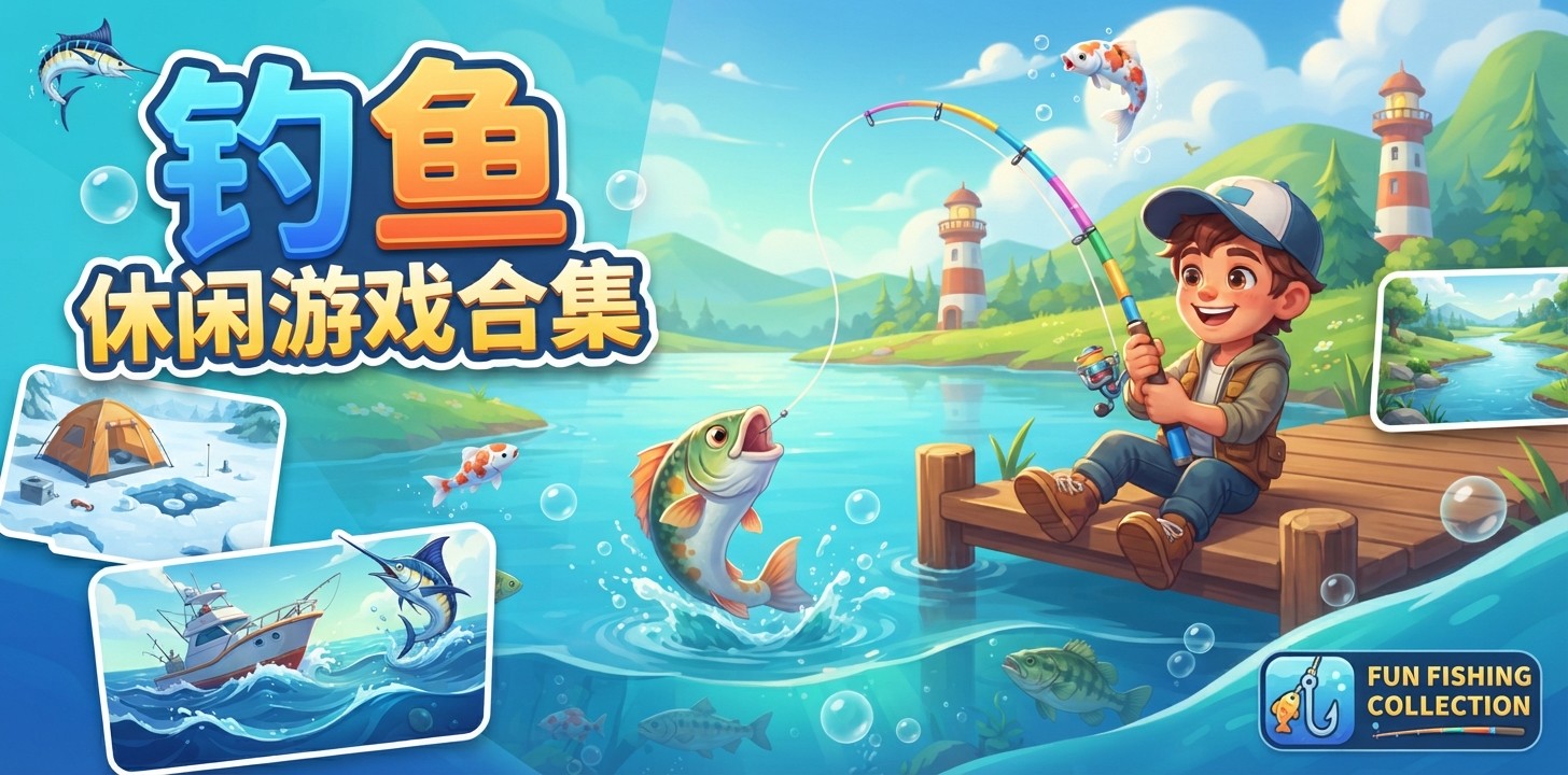 钓鱼休闲游戏合集